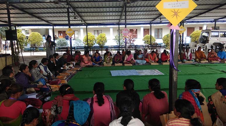 Women-Collective-members-attending-Gender-learning-camp