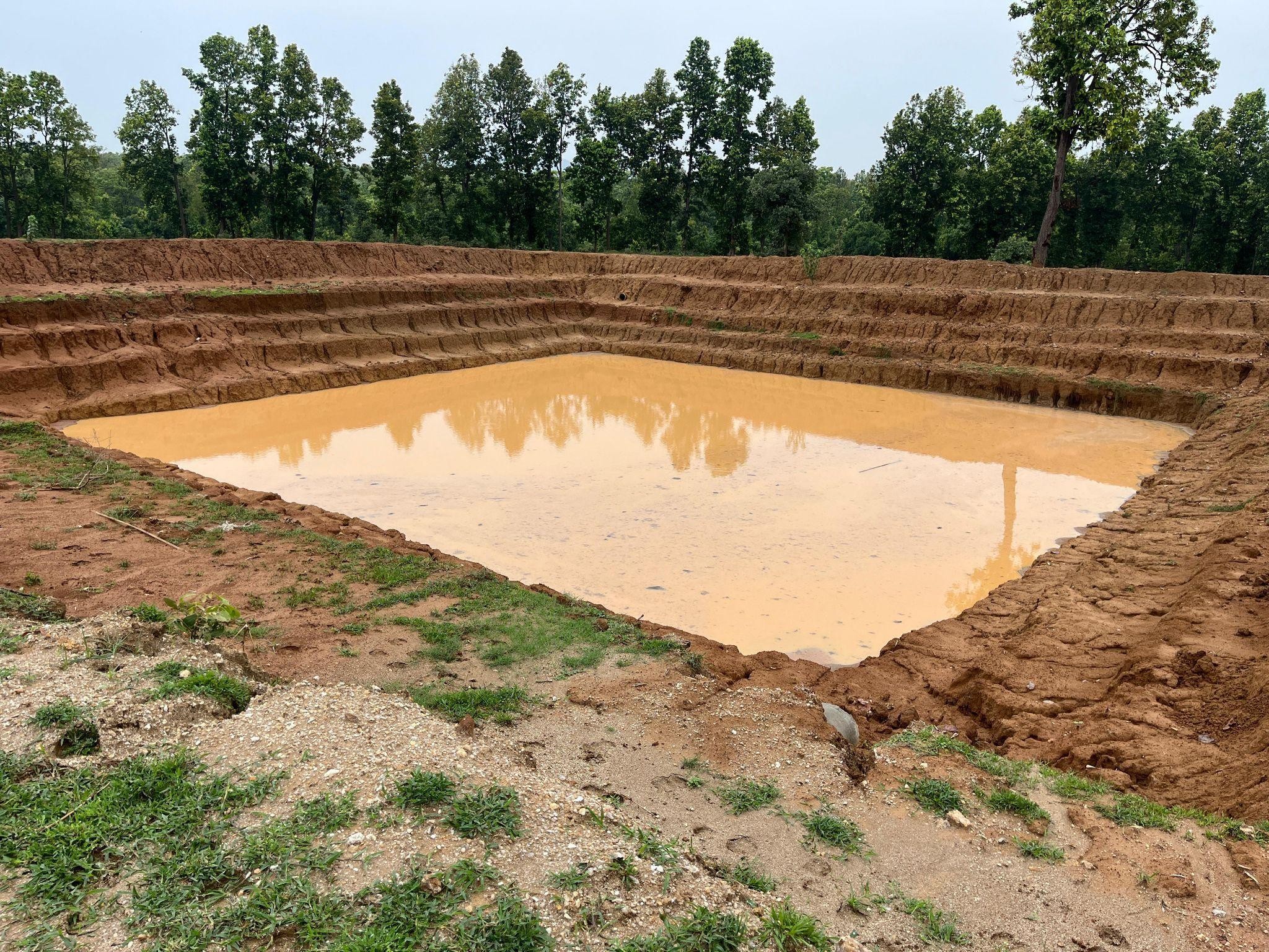 Farm pond of Phoolmati Hansda