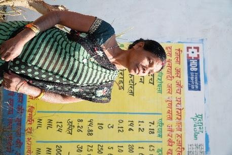 Shanti Devi in frame