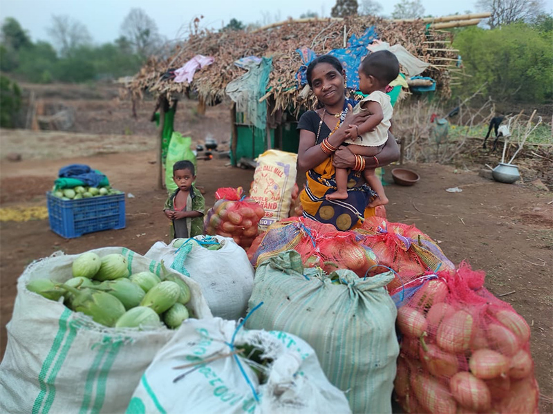  3MT brinjal sent to Behrampur market in Odisha, early April 2021